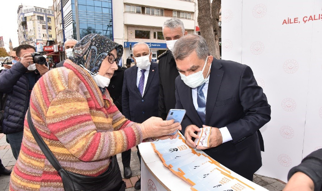 Vali Işık'tan" KADES" Uygulamasına Yerinde Destek