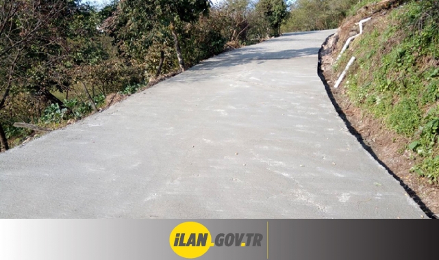 Beton Yol Yaptırılacak