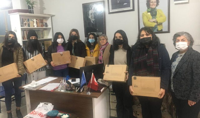 ÇYDD Karaman Şubesi Kardelenleri Bilgisayarına Kavuştu
