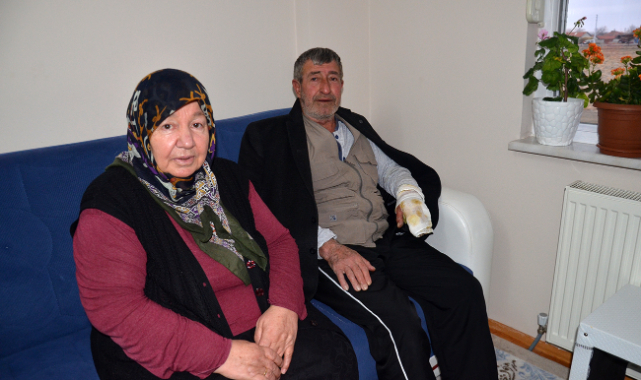 Evde tüp patlaması sonucu yaralanan karı koca yaşadıklarını anlattı