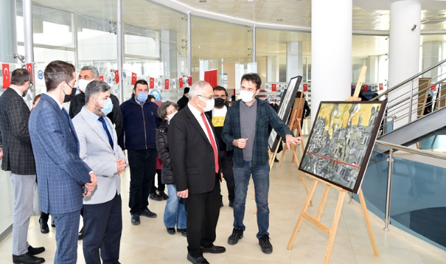 'Göç' Temalı Sergi Sanatseverlerle Buluştu