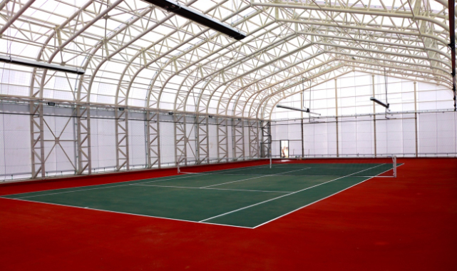 Karaman’da tenis kortu tamamlandı