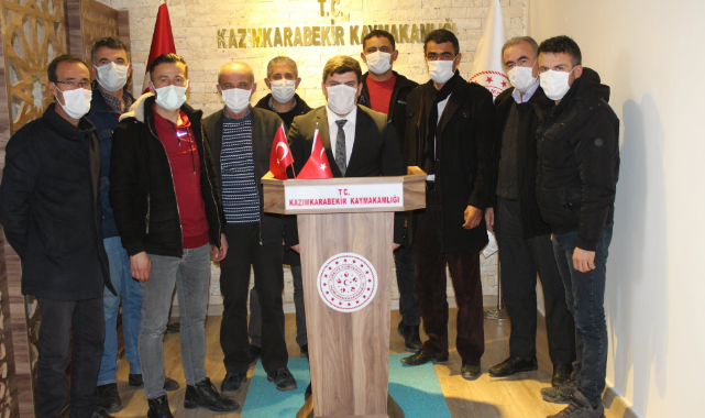 Kâzımkarabekir'de Yılın Son Muhtarlar Toplantısı Yapıldı