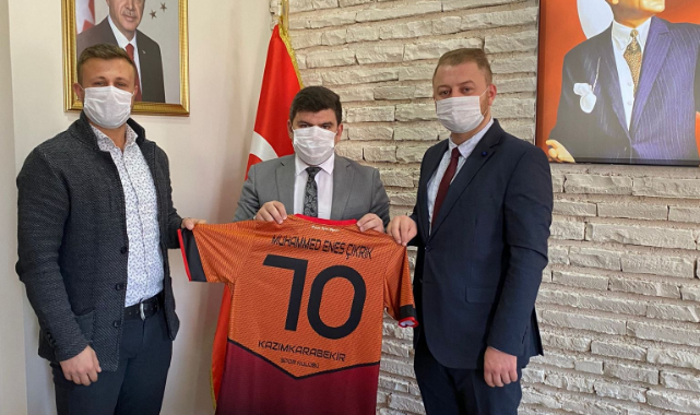 Kâzımkarabekir Spor Yönetiminden Kaymakam Çıkrık’a ziyaret