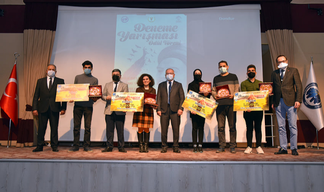 KMÜ'de Deneme Yarışması İçin Ödül Töreni Düzenlendi