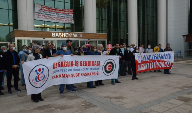 Öz Sağlık-İş Sendikası: Alkış Değil, Hakkımızı İstiyoruz