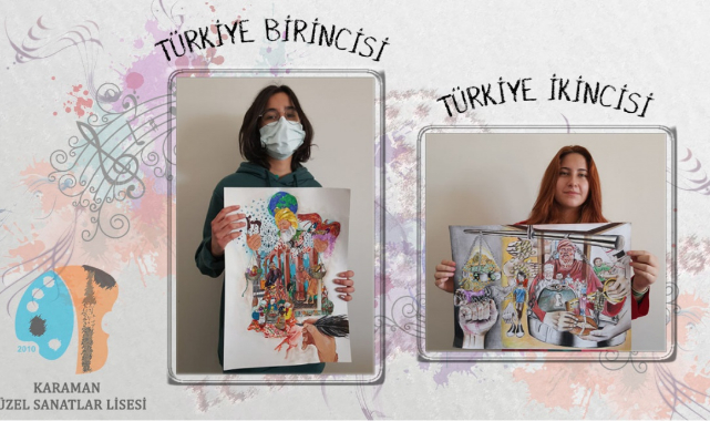 Türkiye Birincisi Ve İkincisi Karaman’dan Çıktı