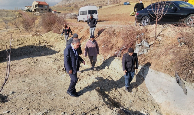 Vali Işık Göçüğün Yaşandığı Bölgede İncelemelerde Bulundu