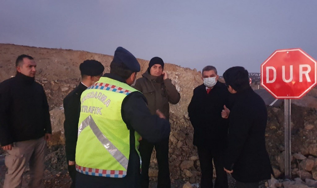 Vali Işık, Kış Programı Dâhilinde Kapatılan Ayrancı-Erdemli Yolunda İncelemelerde Bulundu