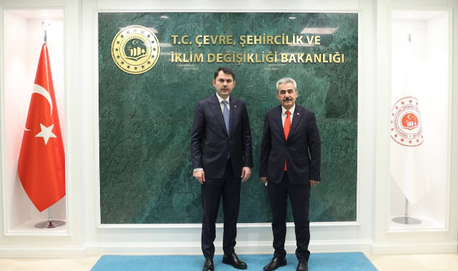 Ayrancı Belediye Başkanı Büyükkarcı, Çevre Bakanı Kurum’la görüştü