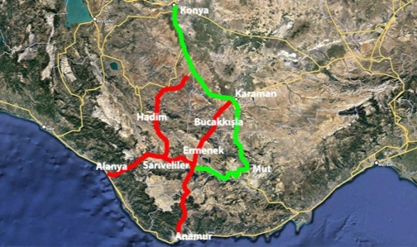 Ermenek'in Şehirlerarası Yolları Trafiğe Kapandı