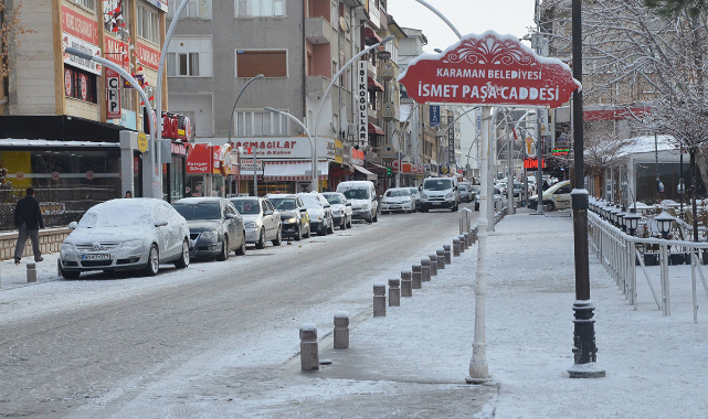 Karaman Buz Kesti Termometreler Eksi 23 Dereceyi Gördü