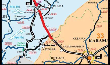 Konya-Karaman yolu trafiğe kapatıldı