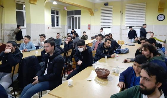 Öğrencilere final öncesi moral gecesi etkinliği