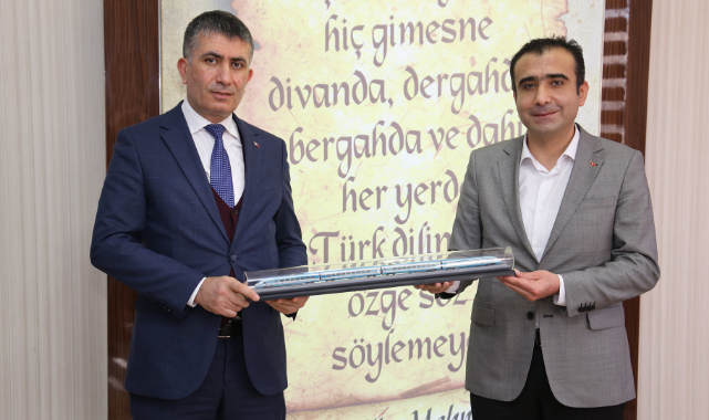 TCDD Genel Müdürü Akbaş Başkan Kalaycı'yı Ziyaret Etti