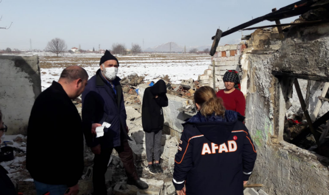 AFAD Ekipleri Larende Mahallesi ve Cerit Köyünde İncelemelerde Bulundu