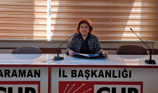 CHP Karaman Kadın kolları Sedef Kabaş’a destek verdi