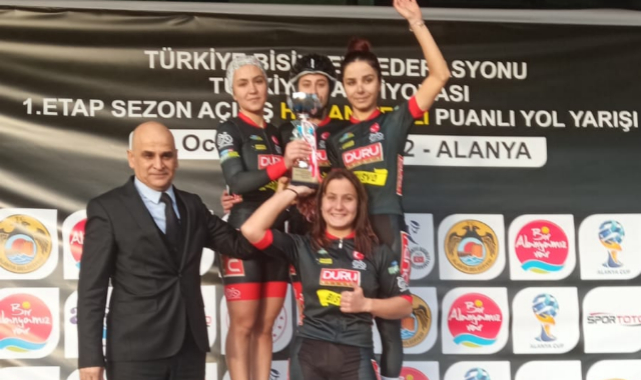 Duru Bulgur'un Kadın Sporcuları Bisiklet Yarışında Büyük Başarı Elde Etti