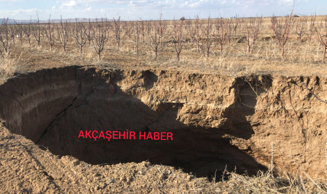 Karaman'da Obruk Oluştu