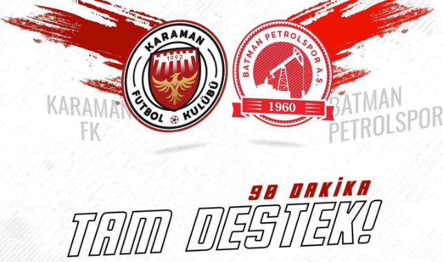 Karaman FK-Batman Petrolspor maçı taraftara ücretsiz olacak