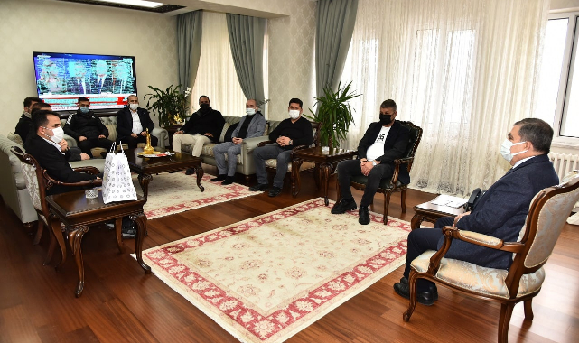 Karaman Futbol Kulübü Yeni Yönetiminden Ziyaret