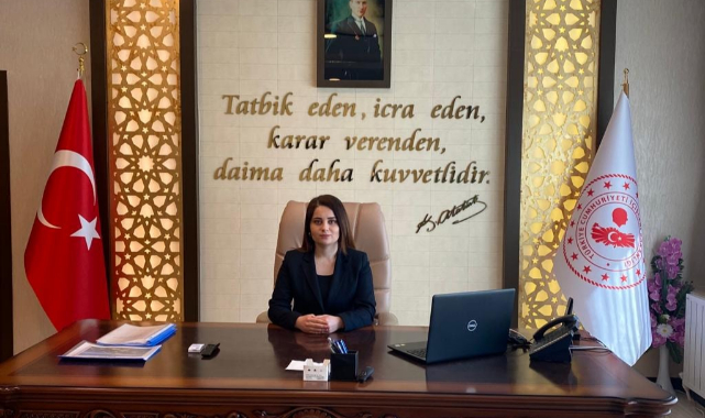 Karaman’ın 2. Kadın kaymakamı Seda Gür görevine başladı