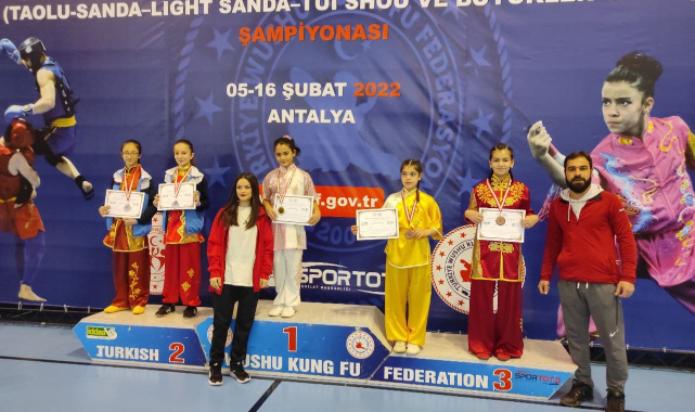 Karaman Wushu Kung Fu Takımı Şampiyonadan Başarıyla Döndü