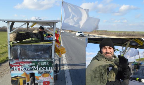 Yürüyerek Mekke'ye Giden Adam Muhammed Karaman'a Geliyor