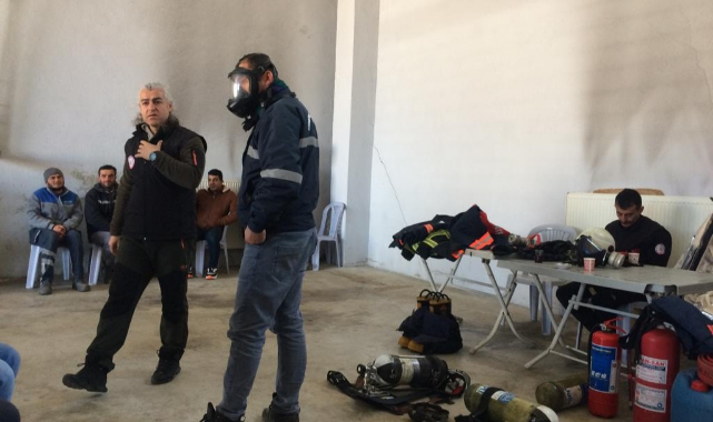 Ermenek Belediyesi Personeline Yangın Eğitimi