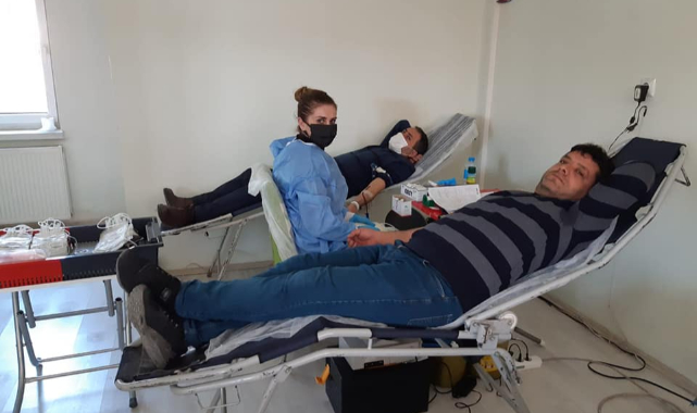 İl Tarım ve Orman Müdürlüğünden kan bağışına destek