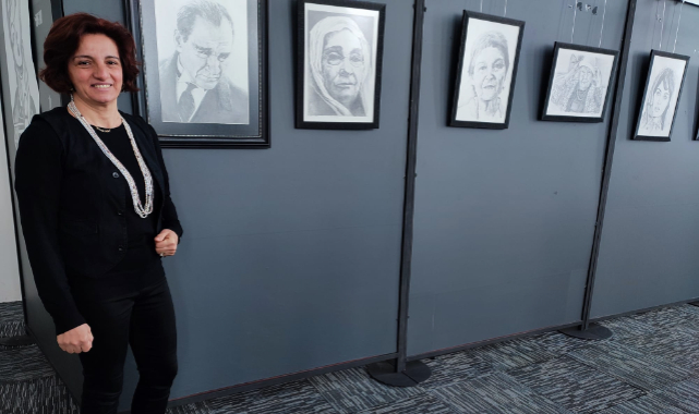 'Kadın' portreleri tuvallere taşındı