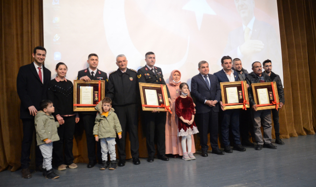 Karaman'da Şehit Ailesine ve Gazilere Devlet Övünç Madalyası ve Beratı Verildi