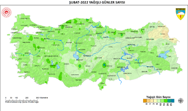 Karaman'da Şubat Ayında Yağışlar % 100'den fazla artış gösterdi