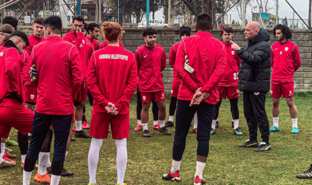 Karaman FK Kütahyaspor maçı hazırlıklarını sürdürüyor