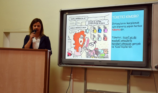 Öğrencilere Bilinçli Tüketici Eğitimi Veriliyor