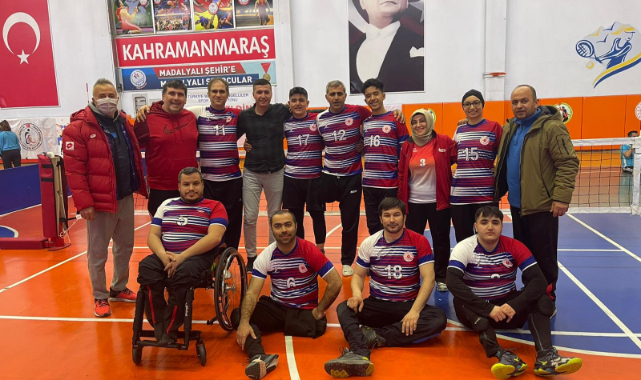 Oturarak Voleybol Takımımız Kahramanmaraş'ta rakiplerine set vermedi