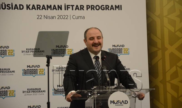 Bakan Varank, MÜSİAD Karaman Şubesinin iftar programına katıldı