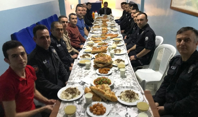 Kaymakam Çıkrık Emniyet Personeliyle İftar Yemeğinde Buluştu