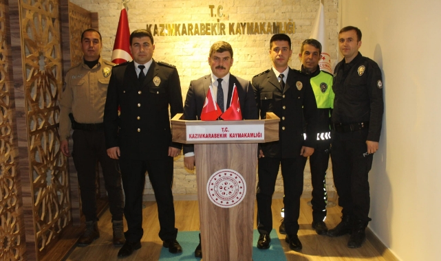Polislerden Kaymakam Çıkrık'a Ziyaret