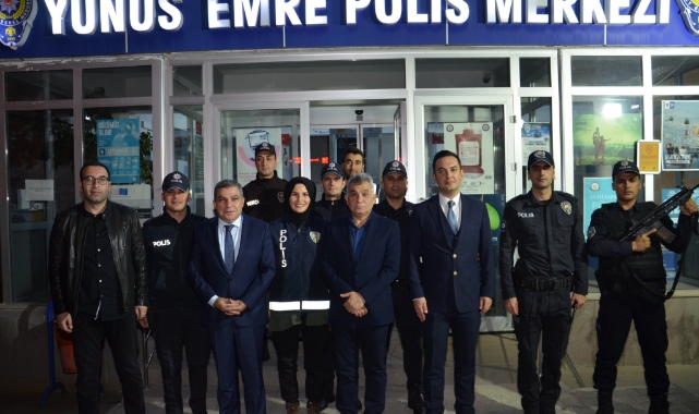 Vali Işık Ve Başsavcı İşlek Polis Merkezlerini Ziyaret Etti