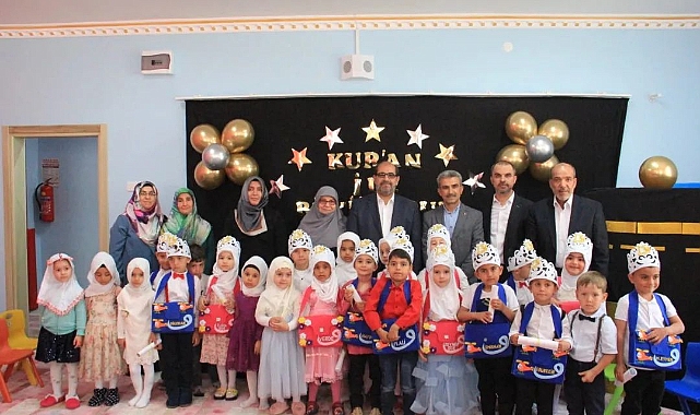 4-6 yaş Kur’an kursu öğrencileri Kur’an-ı Kerim'e Geçme heyecanı yaşadı
