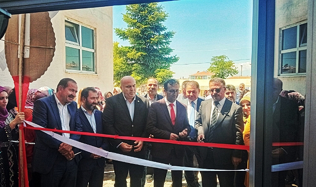 Akçaşehir Beldesinde sene sonu sergisi açıldı