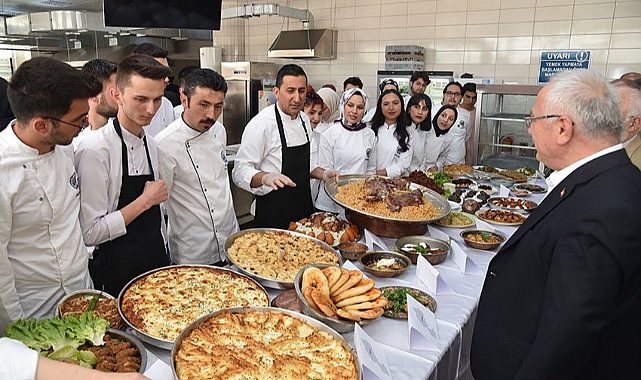 KMÜ'de 80 Çeşit Lezzet ile Türk Mutfağı Tanıtıldı