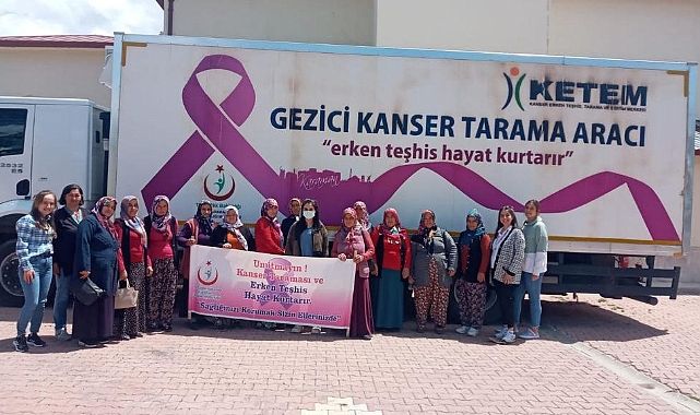 Mobil KETEM Tırı Sarıveliler İlçesinde