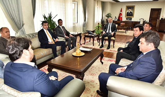 TSO Heyeti’nden Vali Akkoyun’a Hayırlı Olsun Ziyareti