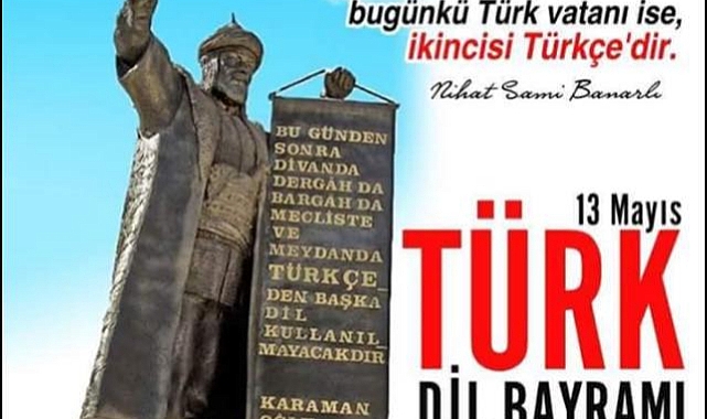 Türk Dil Bayramı ve Yunus Emre'yi Anma etkinlikleri kutlama mesajları