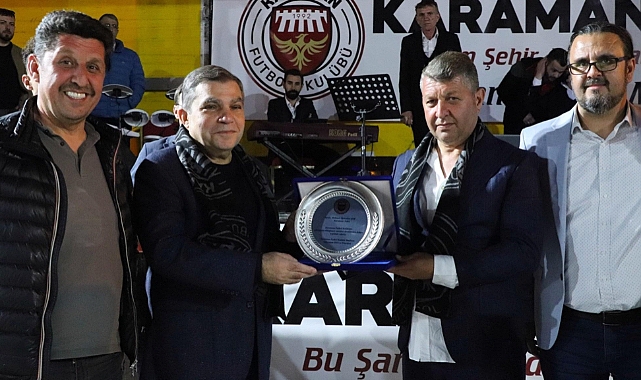Vali Işık ve eşi Karaman Futbol Kulübünün sezon finali kutlamalarına katıldı