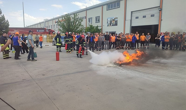 AFAD’dan, OSB’de Yangın Ve Deprem Tatbikatı