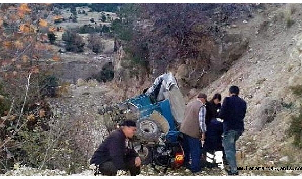 Ermenek'teki Pat Pat Kazasında 1'i Ağır 4 kişi yaralandı