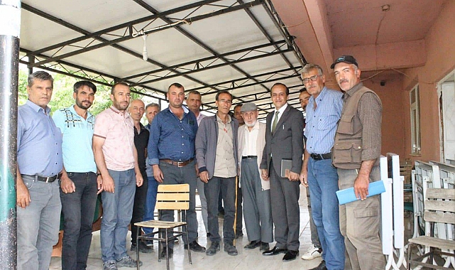 İlçe Milli Eğitim Müdürü Köylerde Velilerle Buluştu